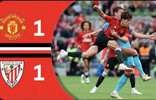 Manchester United vs Athletic Bilbao 1-1 Highlights Goals - Friendly Match 2023